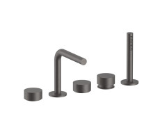 Смеситель для ванны Fantini AF/21 27 P5 A265 Gun metal Смеситель для ванны Fantini AF/21 27 P5 A265 Gun metal