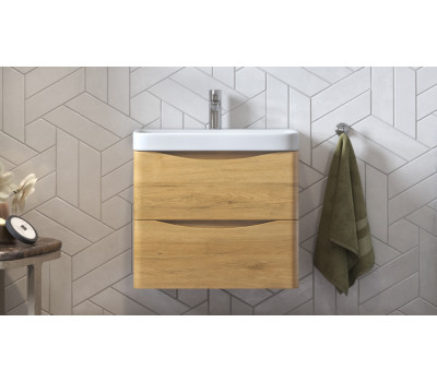 Тумба подвесная Velvex Clay 60.2Y, дуб верона tp.CLA.9595.60.2Y дуб верона  