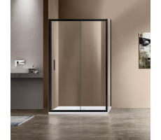 Душевой уголок Vincea Garda VSR-1G8014CLB, 1400*800, черный, стекло прозрачное Душевой уголок Vincea Garda VSR-1G8014CLB, 1400*800, черный, стекло прозрачное