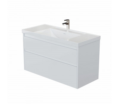 Тумба с раковиной Aquanet Nova Lite 2.0 110 2 ящ. цв. белый глянец 00365917 Тумба с раковиной Aquanet Nova Lite 2.0 110 2 ящ. цв. белый глянец 00365917