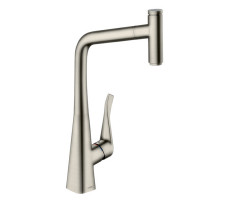 Смеситель для кухни Hansgrohe Metris Select 14884800 нержавейка 