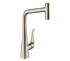 Смеситель для кухни Hansgrohe Metris Select 14884800 нержавейка 