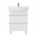 Тумба под раковину Onika Элита 60 напольная, белая (ум. Грация 60) 106120 