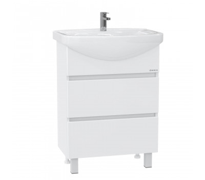 Тумба под раковину Onika Элита 60 напольная, белая (ум. Грация 60) 106120 