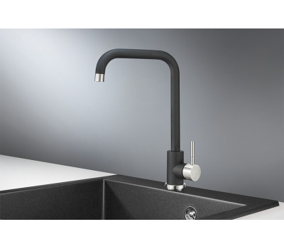 Смеситель для кухни GRANULA ST-4033, ЧЁРНЫЙ 