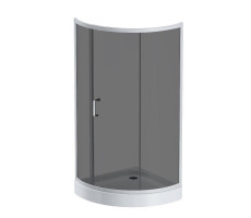 Душевое ограждение 90x90 см, без поддона AM.PM Like W83G-315-090CG64 Стекла тонированные; профиль матовый хром 