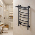 Полотенцесушитель электрический Comfysan Noumi EC-8 80/40 с полкой, черный 