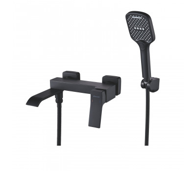 Смеситель для ванны Shevanik S4002H, черный