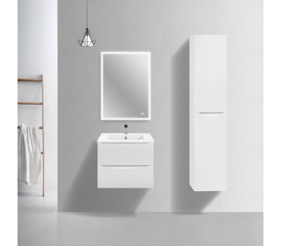 База под керамическую раковину Vincea Mia Slim 600 VMC-2MC600S1GW подвесная, 2 выкатных ящика soft close, G.White База под керамическую раковину Vincea Mia Slim 600 VMC-2MC600S1GW подвесная, 2 выкатных ящика soft close, G.White