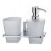 Стакан/дозатор WasserKRAFT Leine K-5000 5089 Хром 