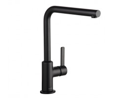 Смеситель для кухни Kludi L-INE S 408033975 черный матовый Смеситель для кухни Kludi L-INE S 408033975 черный матовый