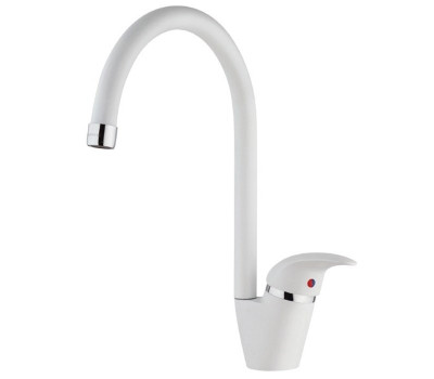 Смеситель для кухни PAINI Sicily, белый (BY) 632L570PNLMKM 