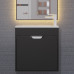 Тумба с раковиной для ванной подвесная Uperwood Modul 60х21х62 см, черная матовая 393020547 Тумба с раковиной для ванной подвесная Uperwood Modul 60х21х62 см, черная матовая 393020547