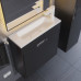 Тумба с раковиной для ванной подвесная Uperwood Modul 60х21х62 см, черная матовая 393020547 Тумба с раковиной для ванной подвесная Uperwood Modul 60х21х62 см, черная матовая 393020547
