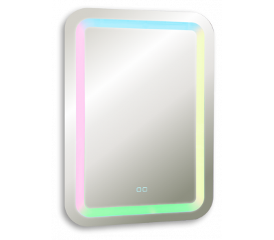 Зеркало AZARIO Мальта RGB 550*800 c подсветкой и диммером, мульти-цвет, сенсорный выключатель LED-00002511 