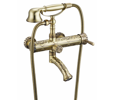 Смеситель ванна ZORG ANTIC A 100W-BR бронза 
