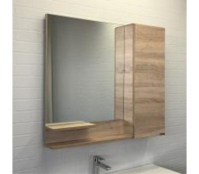 Зеркало-шкаф Comforty Варна-90 дуб сонома 00-00009918 