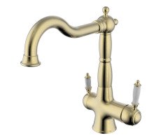 Смеситель для кухни с подключением к фильтру Lemark Villa LM4858B бронза Смеситель для кухни с подключением к фильтру Lemark Villa LM4858B бронза