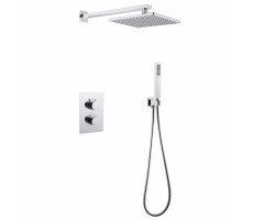 Душевая система ABBER Weiss Insel AF8051 скрытого монтажа без излива, термостат, хром 
