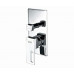 Смеситель для ванны и душа WasserKRAFT Alme 1500 1541 Хром 