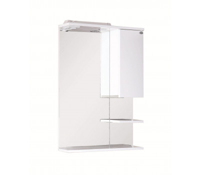 Шкаф-зеркало Onika Элита 60 белый, правый, с подсветкой 206020 Шкаф-зеркало Onika Элита 60 белый, правый, с подсветкой 206020