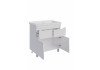 Тумба ASB-Mebel Бари 80-2.2 под умывальник Миранда 80 (9606) белый 