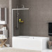 Стеклянные шторки WasserKRAFT Main 41S 41S02-100WS Хром 