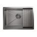 Кухонная мойка GRANULA KS-6045U, СТАЛЬ САТИН, стальная KITCHEN SPACE 