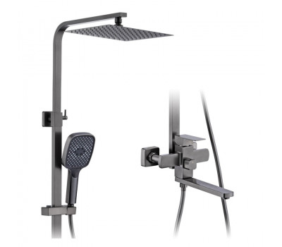 Душевая система Prohanss P30.24.09, графит 