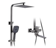 Душевая система Prohanss P30.24.09, графит 