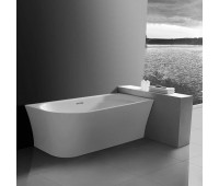 Ванна акриловая Vincea VBT-301-1500R, 150х78 цвет белый, левая, слив-перелив в комплекте, хром 
