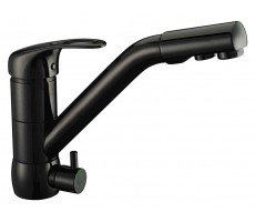 Смеситель для кухонной мойки ZORG Sanitary ZR 400 KF-12 ЧЕРНЫЙМЕТАЛ черный Смеситель для кухонной мойки ZORG Sanitary ZR 400 KF-12 ЧЕРНЫЙМЕТАЛ черный