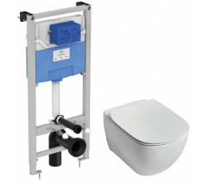 Унитаз с инсталляцией Ideal Standard Tesi T355101PT Белый 