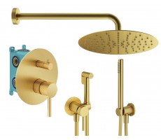 Комплект Plumberia Selection KITZXO18OB золото брашированное Комплект Plumberia Selection KITZXO18OB золото брашированное