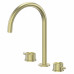 Смеситель ABBER Wasser Kreis 316 AF8108BG-M для раковины, золото брашированное  Смеситель ABBER Wasser Kreis 316 AF8108BG-M для раковины, золото брашированное