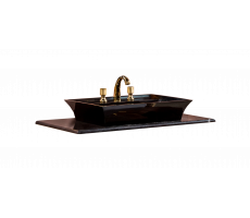 Столешница мрамор 101см Armadi Art Black Toros под LV-6 чашу 857-101-BT Столешница мрамор 101см Armadi Art Black Toros под LV-6 чашу 857-101-BT