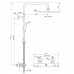 Душевая система Ideal Standard Ceratherm A8520AA Хром 