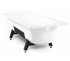 Ванна стальная 160х70 см ВИЗ TEVRO Т-62902 с опорной подставкой, без ранта, белый лотос 