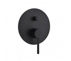 Смеситель однорычажный скрытого монтажа ванна/душ Feramolli BL630, черный матовый Смеситель однорычажный скрытого монтажа ванна/душ Feramolli BL630, черный матовый