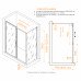 Душевой уголок RGW CL-133B (CL-13B + Z-03B) 1500x800 060913358-34 черный матовый 