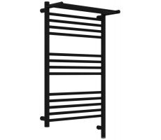 Полотенцесушитель Сунержа Богема 3.1 с 1 полкой 532*215*924 нижнее справа МЭМ цвет-чёрный матовый 31-6007-8050 