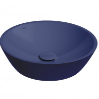 Раковина ISVEA SistemaY Soft накладная ШГВ 450*450*120 отверстия для смесителя отсутствуют цвет синий матовый 10SY66045-2Z