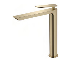 Смеситель для раковины высокий Maretti Campanella CP32RF847-V, золотой сатин Смеситель для раковины высокий Maretti Campanella CP32RF847-V, золотой сатин