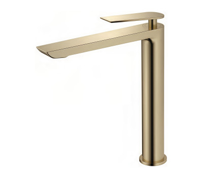 Смеситель для раковины высокий Maretti Campanella CP32RF847-V, золотой сатин Смеситель для раковины высокий Maretti Campanella CP32RF847-V, золотой сатин