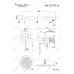 Комплект для душа Feramolli BL 702-12 (30см.), черный матовый 