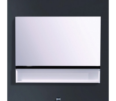 Мебель Orans BC-6019-1000 зеркальный шкаф, цвет:WHITE - UV005 (900x700x140) 