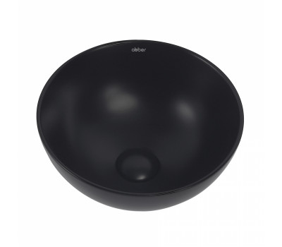 Раковина накладная ABBER Bequem AC2106MB черная матовая  Раковина накладная ABBER Bequem AC2106MB черная матовая
