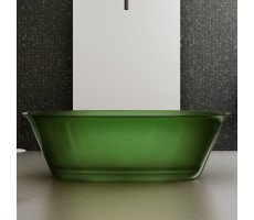 Прозрачная ванна ABBER Kristall AT9707Emerald зеленая 