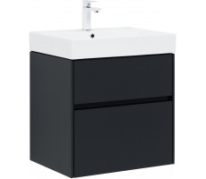 Тумба с раковиной Aquanet Бруклин 60 цв. антрацит матовый 00312875 Тумба с раковиной Aquanet Бруклин 60 цв. антрацит матовый 00312875