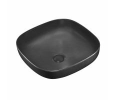Раковина накладная ABBER Rechteck AC2217MB черная матовая 